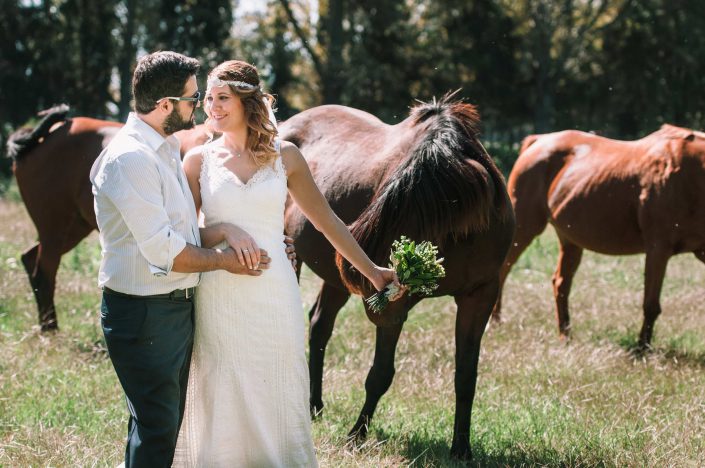 Next day φωτογράφηση γάμου στο δάσος με άλογα