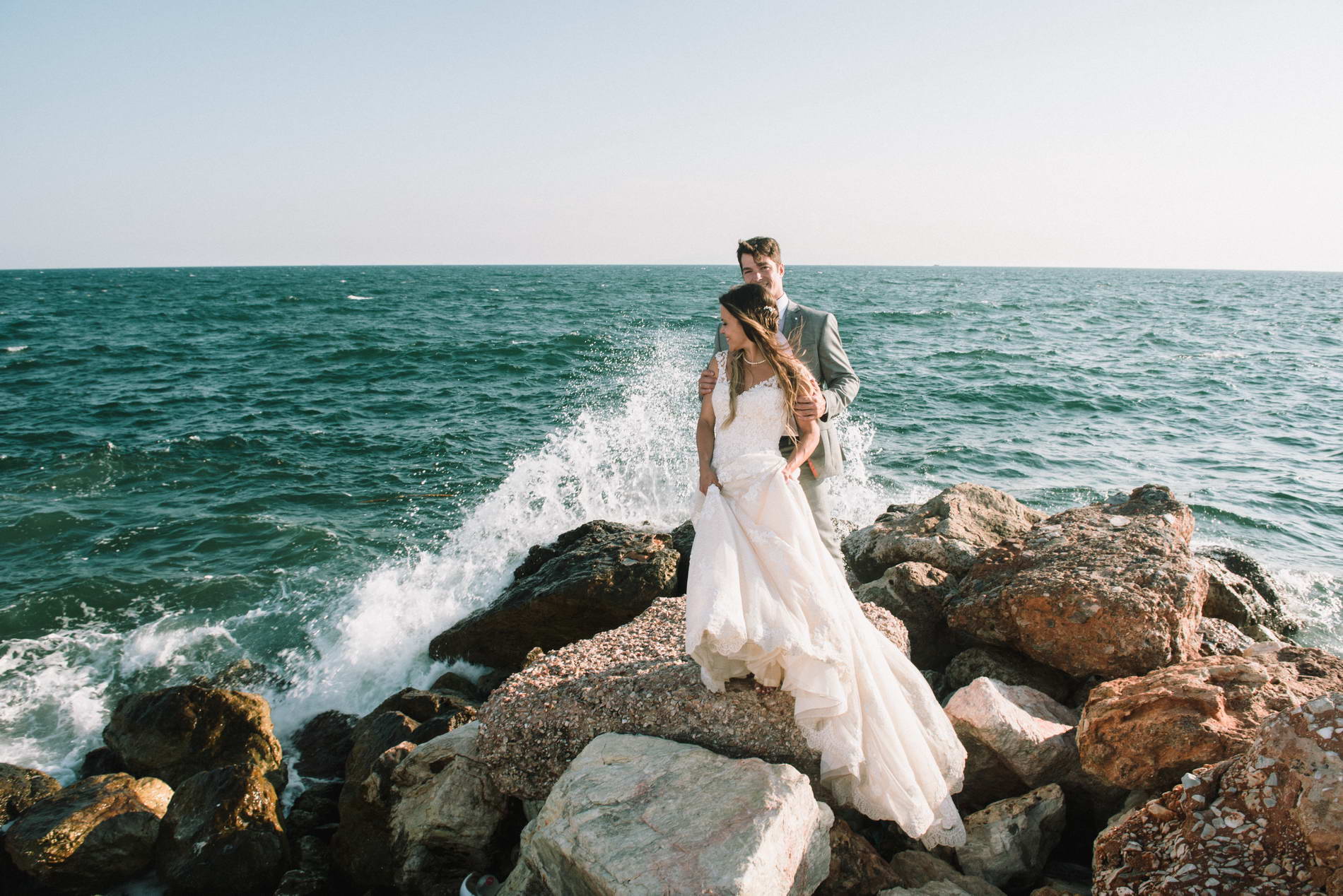 Next day φωτογράφηση γάμου στην θάλασσα